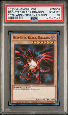 Red-Eyes Black Dragon 2023 LC01-EN006 Ultra Rare Limited PSA 10-image
