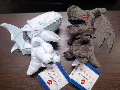 Yu-Gi-Oh! Red-Eyes Black Dragon & Blue-Eyes White Dragon Plush Mascot set-image