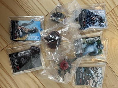 Ichibankuji Godzilla Magnet Set 5pieces Monster Head Collectible Used-image