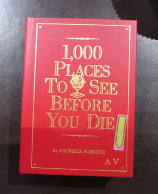 1,000 Places To See Before You Die Leather Bound Hardcover RED-image
