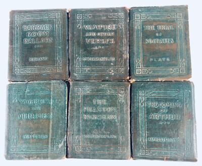 Little Leather Library Books Vampire Phantom Socrates Plato Barrack (Set of 6)-image