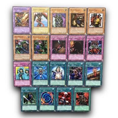 Lot Of 19 Vintage Yugioh Starter Deck Joey Cards No Doubles MP Condition 2002-image