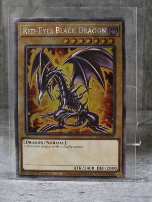 Red Eyes Black Dragon 7th Art Quarter Century Rare Ra04-En109-image