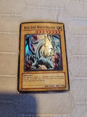 blue eyes white dragon ske-001 1st edition-image