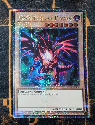 YUGIOH Red-Eyes Black Dragon (RA04-EN109) Quarter Century Secret Rare 1st Ed NM-image