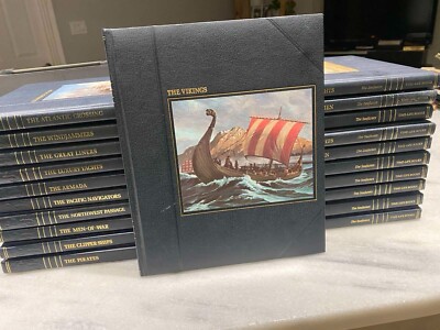 Time Life The Seafarers Set Collection Of 21 Volumes Great Condition-image