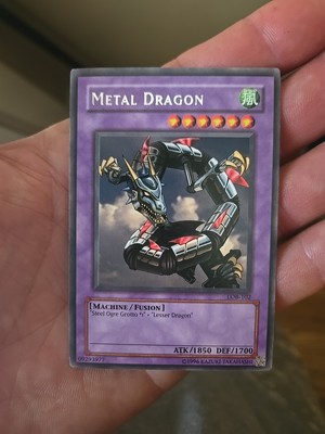 Metal Dragon LOB-102 The Legend of Blue Eyes White Dragon 1st Edition-image