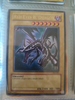 Yu-Gi-Oh! Red Eyes Black Dragon SDJ-001 Red-Eyes B. Ultra Rare-image