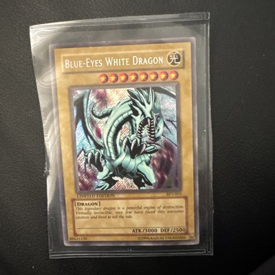 Blue-Eyes White Dragon - BPT 003 Reverse Secret Rare - PSA 8 - YUGIOH!-image