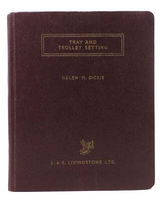 Helen M McInroy Dickie / POCKET BOOK On TRAY And TROLLEY SETTING Foreword 1st ed-image