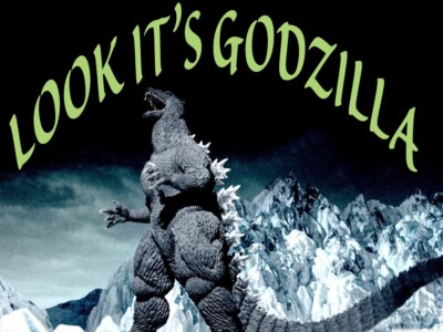 fridge refrigerator magnet 3.5x5  classic monster horror movie godzilla-image