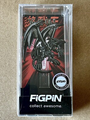 FiGPiN Yu-Gi-Oh! Glitter Red-Eyes Black Dragon Pin #1520 REBD Yugioh-image