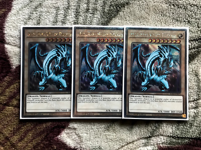 YU-GI-OH! X3 BLUE-EYES WHITE DRAGON - RA03 EN079 - QUARTER CENTURY (1ST EDITION)-image