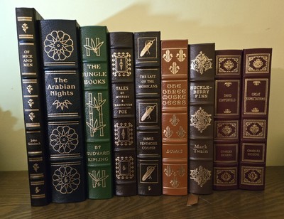 Easton Press Lot of 9 Leatherbound Limited Edition Classics-image