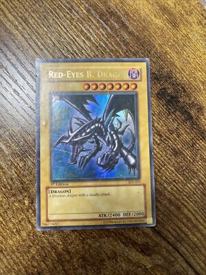 Yu-Gi-Oh! TCG Red-Eyes B. Dragon SDJ-001 1st Edition MP-image