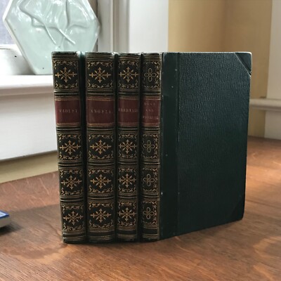 1848 Beautifully Bound Victorian Set - Parlour Library Works  - Marbled Edges-image