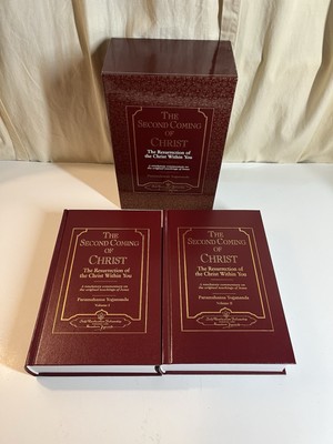The Second Coming Of Christ Volume I & II Yogananda Paramahansa Boxed Set 2004-image
