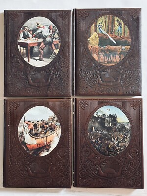 The Old West: Time Life Books Illustrated 4-Piece Padded Hardcover Book Set -image