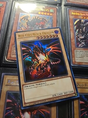 Yugioh Red-Eyes B. Dragon LC01-EN006 Ultra Rare Limited Edition LP-image