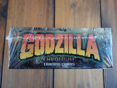 Godzilla Chromium Trading Cards 1996 Factory Sealed Box JPP/Amada Blow Out $ NOS-image