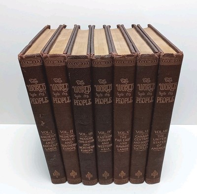 The World and It’s People COMPLETE Book Set 1924/1925 Vol. I-VII CLEAN VGC RARE-image