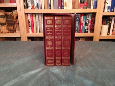 William Shakespeare: Complete Works 1987 includes 3 books, boxed set -image