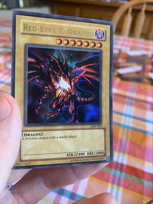 Yugioh  Red-Eyes Black Dragon JMP-002 Ultra Rare Holographic-image