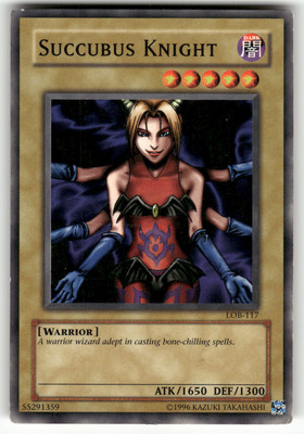 Succubus Knight The Legend of Blue Eyes White Dragon Yugioh Lightly played-image