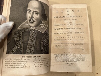 The Plays of William Shakespear in Ten Volumes 1778 London Complete Set 1-10-image