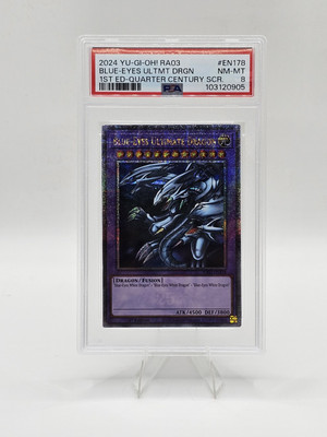 Blue-Eyes Ultimate Dragon (Quarter Century Secret Rare) RA03-EN178 Quarter...-image