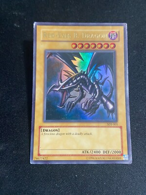 Red-Eyes Black Dragon SDJ-001 Yu-Gi-Oh Card Joey Starter Deck HP-image