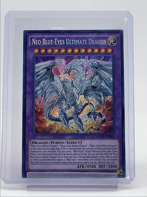 NEO BLUE-EYES ULTIMATE DRAGON 2020 YU-GI-OH! 1ST EDITION SECRET Q4637-image