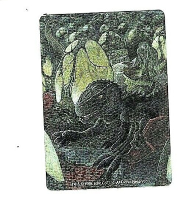 Rare Vintage Original Toho 1998 Godzilla (zilla) Prism Vending Machine Sticker-image