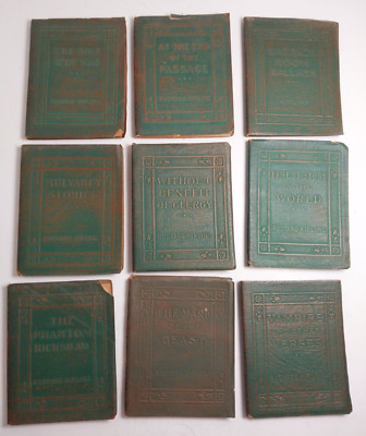 Kipling Vampire & Others Little Leather Library Redcroft Miniature 9 Book set-image