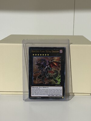 Yugioh x1 Red-Eyes Flare Metal Dragon LDK2-ENJ41 Secret Rare XYZ-image