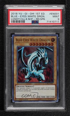 2018 Yu-Gi-Oh! - Legendary Collection Kaiba Blue-Eyes White Dragon PSA 9 z3i-image