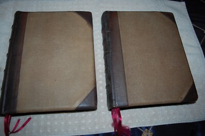 ANTIQUE TWO VOLUME SET BOOKS 