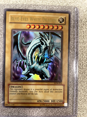 Blue-Eyes White Dragon LOB-001 Great Condition-image