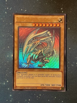 2016 Yu-Gi-Oh! Blue-Eyes White Dragon Ultra Limited Edition CT13-EN008 NM-EXC-image