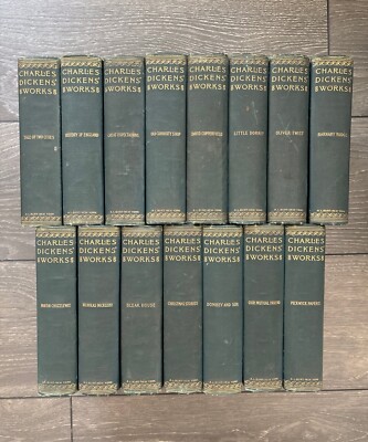 Works of Charles Dickens 15 Vol. Set A. L. Burt, Publisher-image