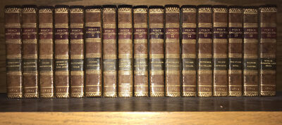 LEATHER Set;PERCY ANECDOTES! 1823 Not Complete-image