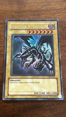 Yu-Gi-Oh! TCG Red-Eyes B. Dragon Joey SDJ-001 Unlimited Ultra Rare-image