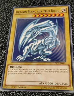 1x Yu-Gi-Oh! FRENCH Blue-Eyes White Dragon (SDK Art) - LDK2-FRK01 - Common-1stNM-image