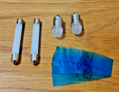 Fisher 400 tube receiver replacement LED bulbs lights lamps kit set-image