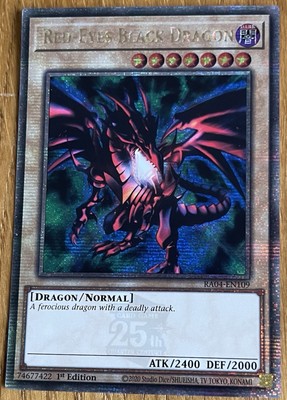 Red-Eyes Black Dragon - RA04-EN109 - Quarter Century Rare - 1st Edition - Yugioh-image