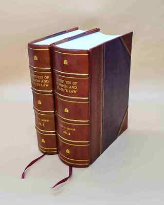 Institutes Of Common And Statute Law V. 1-2 [Leather Bound] Set Of 2-image