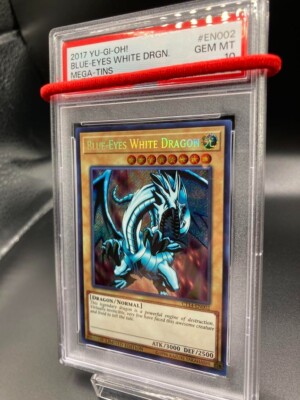 PSA10 GEM MINT BLUE-EYES WHITE DRGN. MEGA-TINS 2017 YU-GI-OH!-image