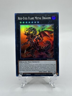🔥Yugioh TCG-Red-Eyes Flare Metal Dragon-RA01-EN038-1st Edition-Super-M/NM!🔥-image