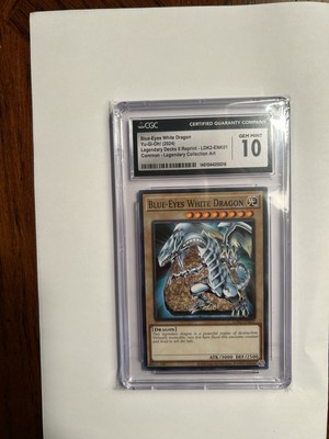 Yu-Gi-Oh 2024 Blue-Eyes White Dragon -legendary decks reprint LDK2-ENK01 CGC 10-image