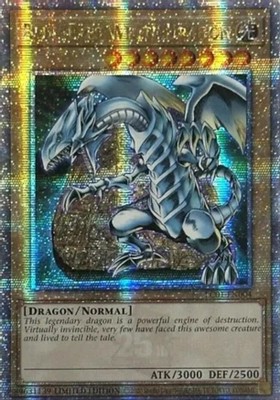 Lightly Played, English Yu Gi Oh Blue-Eyes White Dragon - LC01-EN004 - Quarter C-image